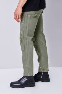 OLIVE Distressed Paint Splatter Pants, image 3