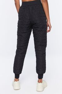 BLACK Active Quilted Joggers, image 6