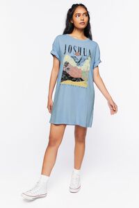 BLUE/MULTI Joshua Tree Graphic T-Shirt Dress, image 4