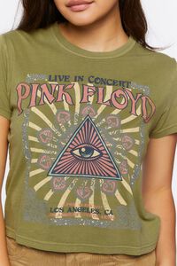 GREEN/MULTI Pink Floyd Graphic Baby Tee, image 5