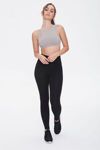 TAUPE Active Cutout Sports Bra, image 4