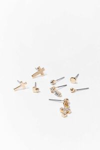 GOLD Assorted Stud Earring Set, image 1