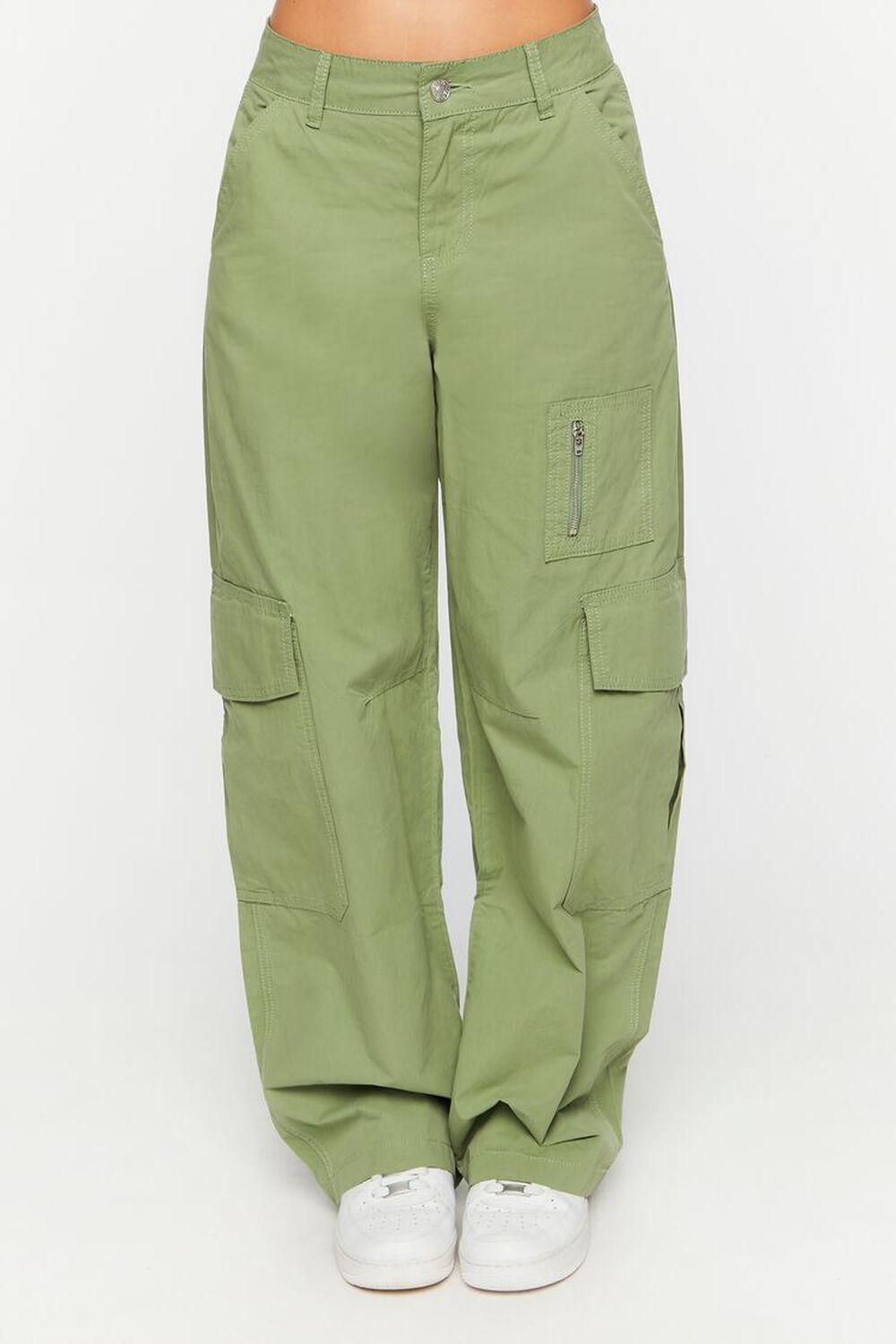 Zipper-Pocket Cargo Pants