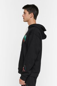 BLACK/MULTI Embroidered Cabin Hoodie, image 2