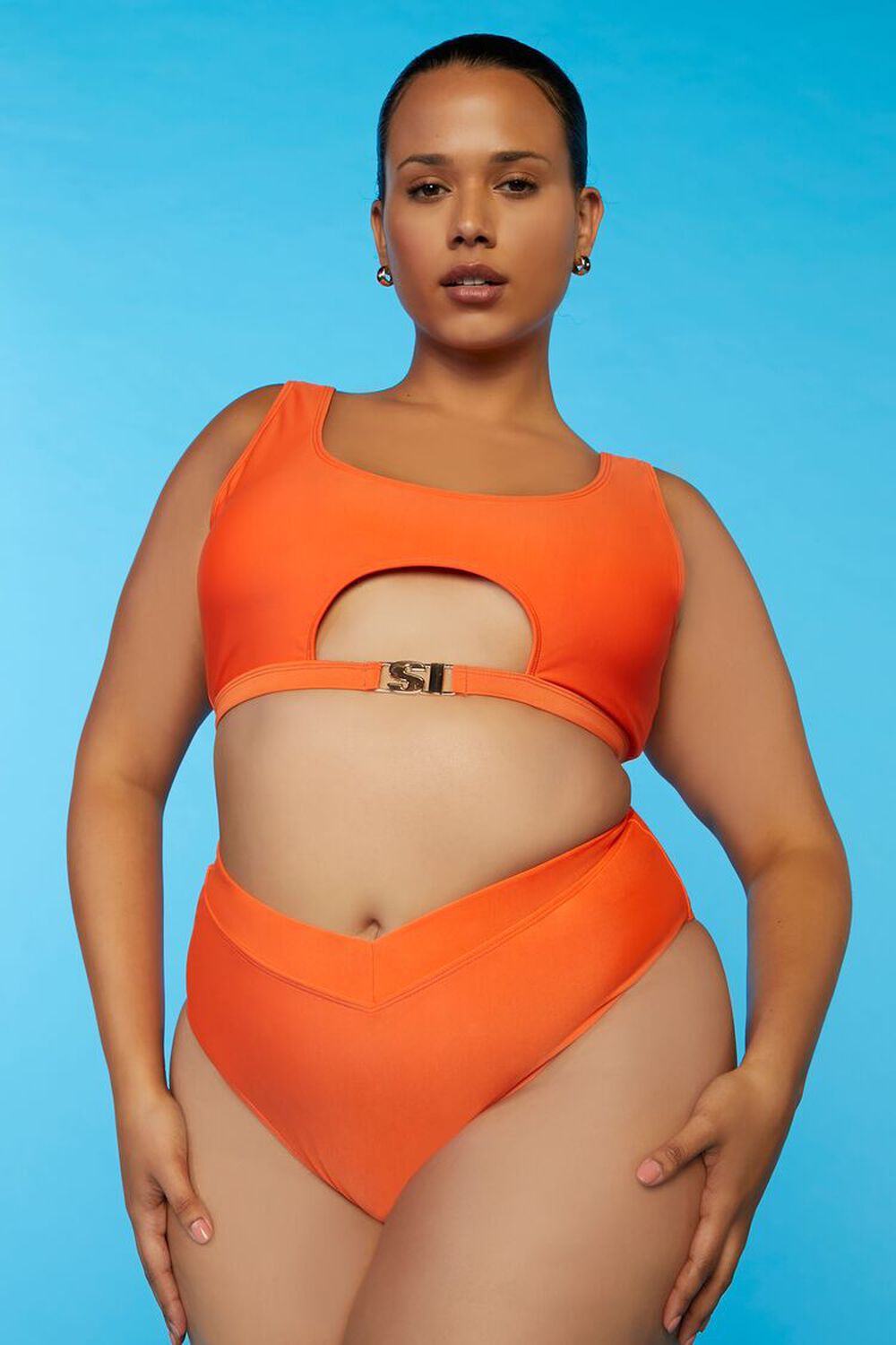 FIESTA Plus Size Sports Illustrated Bikini Bottoms, image 1