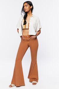 Raw-Cut Flare Jeans, image 1