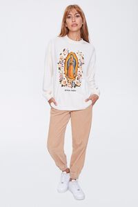 CREAM/MULTI Our Lady of Guadalupe Graphic Pullover, image 4