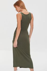 OLIVE Ruched Drawstring Tank Dress, image 3