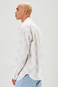 PINK/MULTI Checkered Button-Front Shirt, image 2