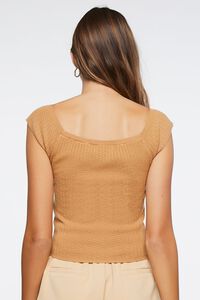 SAFARI Sweater-Knit Cap Sleeve Top, image 3