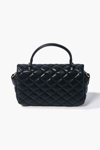 BLACK Quilted Crossbody Bag, image 3