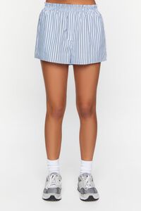 LIGHT BLUE/MULTI Striped Long-Sleeve Shirt & Shorts Set, image 6