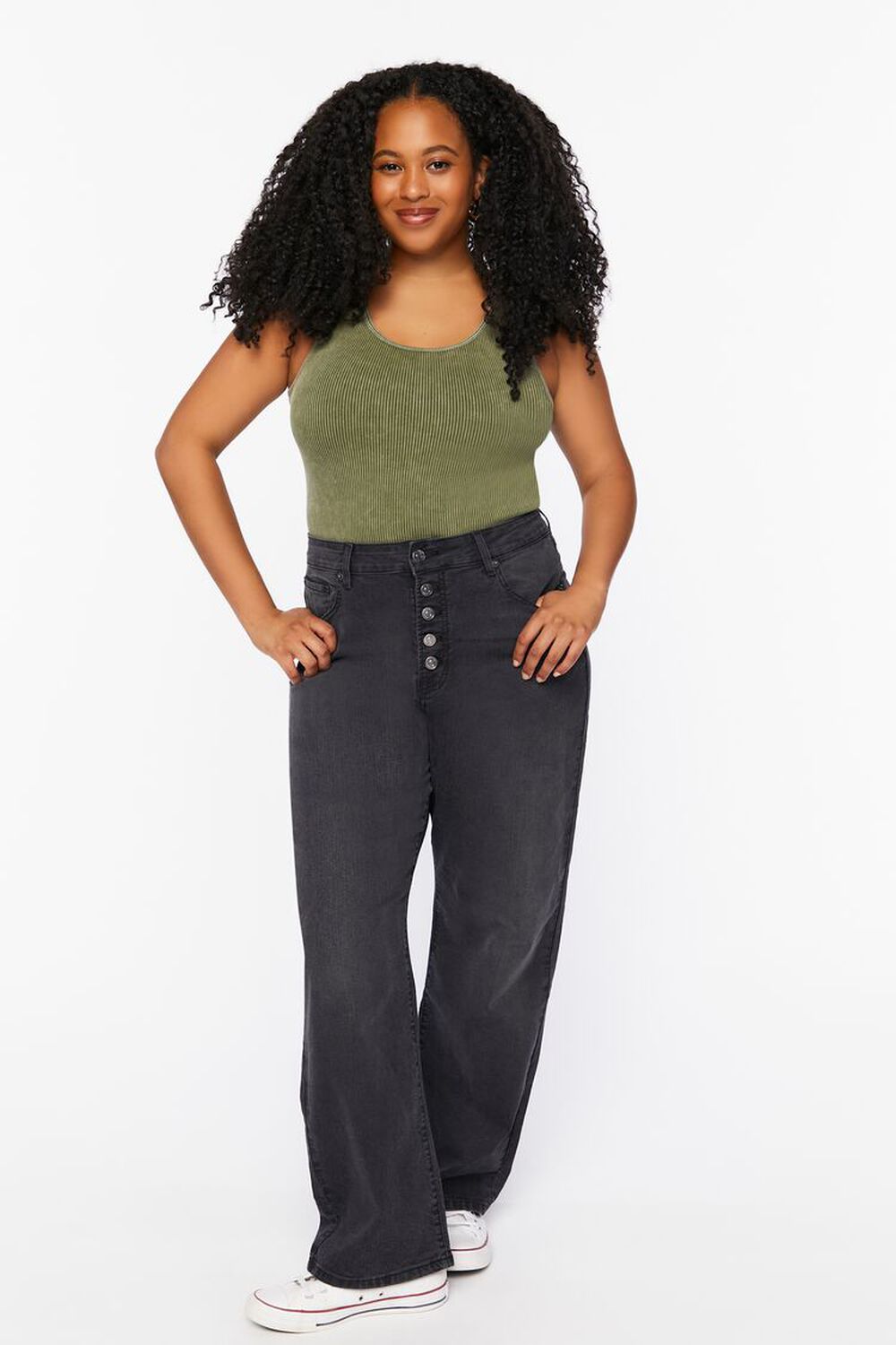 Plus Size High-Rise Jeans