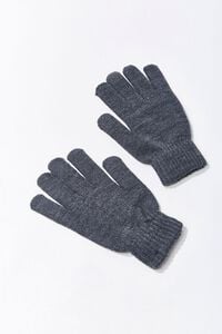Men Ribbed-Trim Gloves, image 1