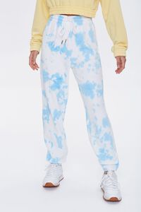BLUE/MULTI Tie-Dye French Terry Sweatpants, image 2