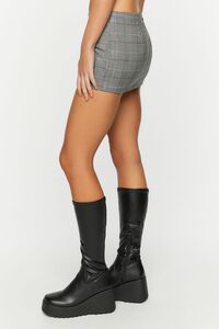GREY/MULTI Plaid A-Line Mini Skirt, image 3