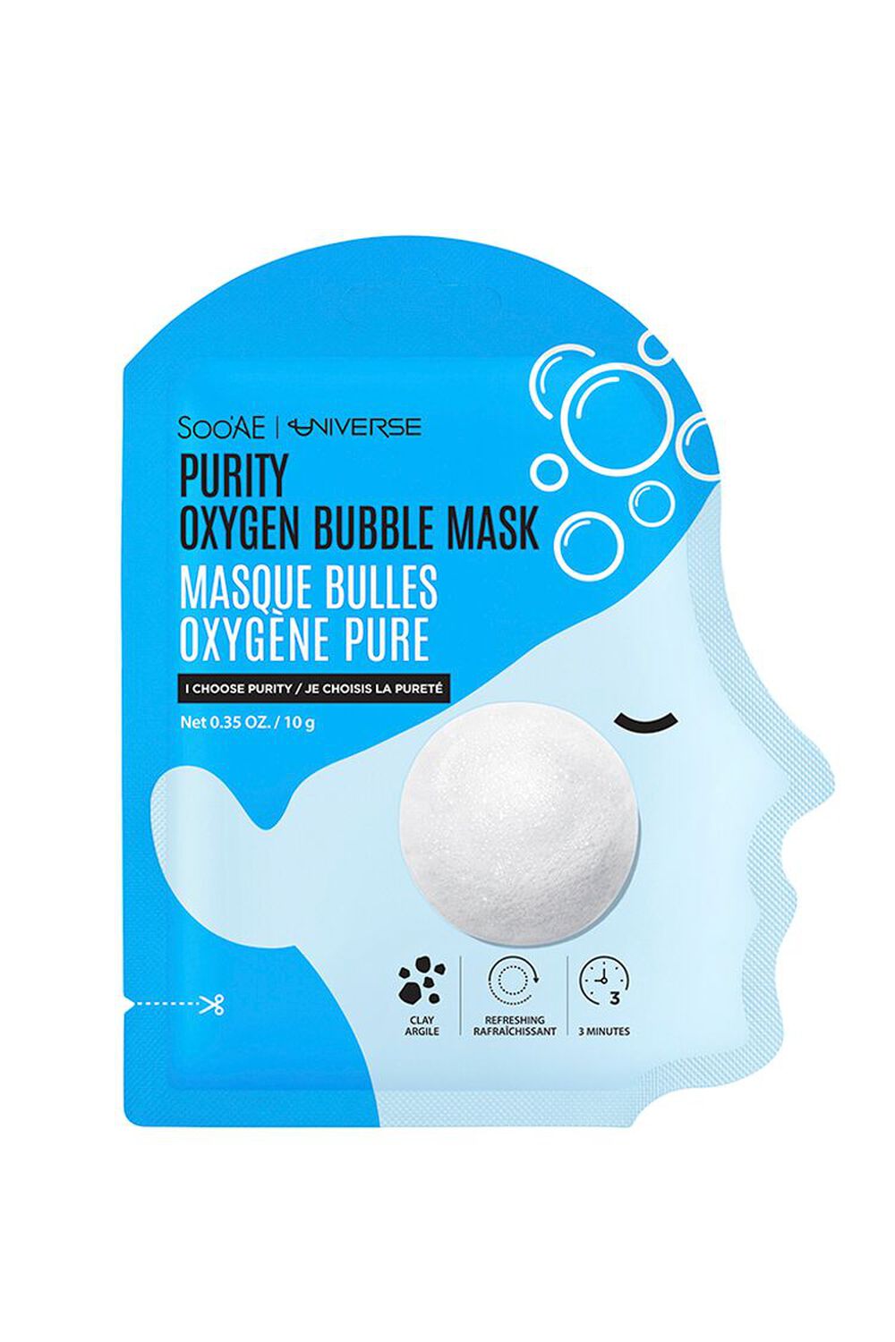 PEPPERMINT SooAE Purity Oxygen Bubble Mask, image 1