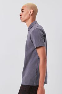 CHARCOAL Muscle Fit Polo Shirt, image 2