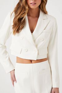 VANILLA Double-Breasted Cropped Blazer, image 5