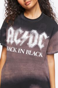 BLACK/MULTI ACDC Graphic Bleach Wash Tee, image 5