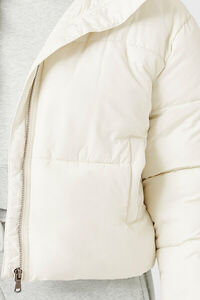 IVORY Quilted Puffer Jacket, image 5