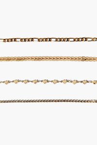 GOLD Assorted Chain Bracelet Set, image 2