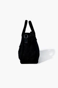 BLACK Canvas Release-Buckle Tote Bag, image 2