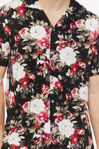 BLACK/MULTI Floral Print Shirt, image 5