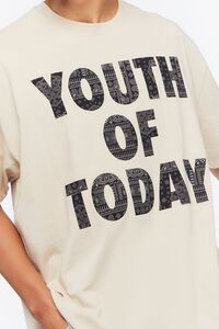 TAUPE/BLACK Youth of Today Graphic Tee, image 5