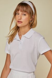 WHITE Classic Polo Shirt, image 1