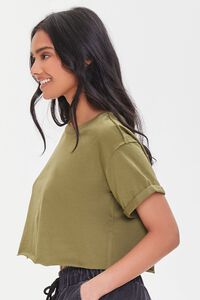 OLIVE Cropped Crew Tee, image 2