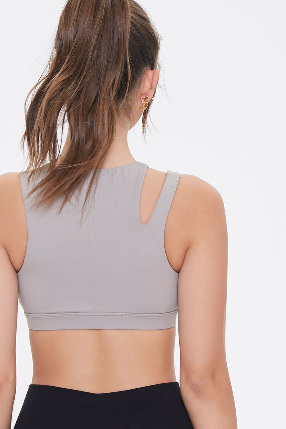 TAUPE Active Cutout Sports Bra, image 3