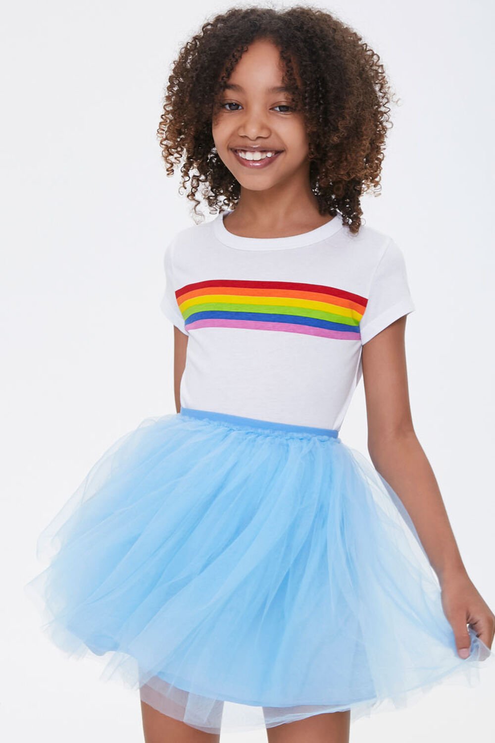 BLUE Girls Tulle Ballerina Skirt (Kids), image 1