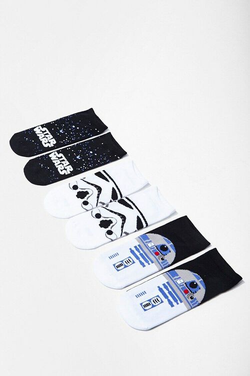 BLACK/MULTI Star Wars Graphic Socks - 3 Pack, image 1