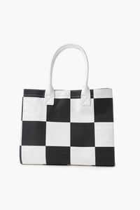 Checkered Pattern Tote Bag, image 4