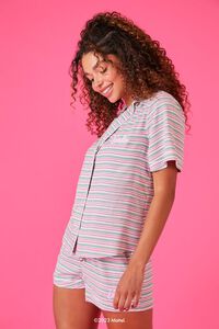 PINK/MULTI Barbie Shirt & Shorts Pajama Set, image 2