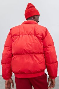 RED Embroidered Pantone Zip-Up Puffer Jacket, image 3