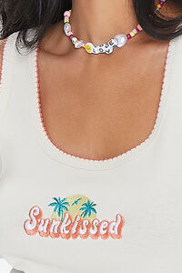 Embroidered Sunkissed Crop Top, image 5
