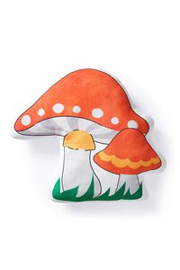 ORANGE/MULTI Mushroom Throw Pillow, image 2