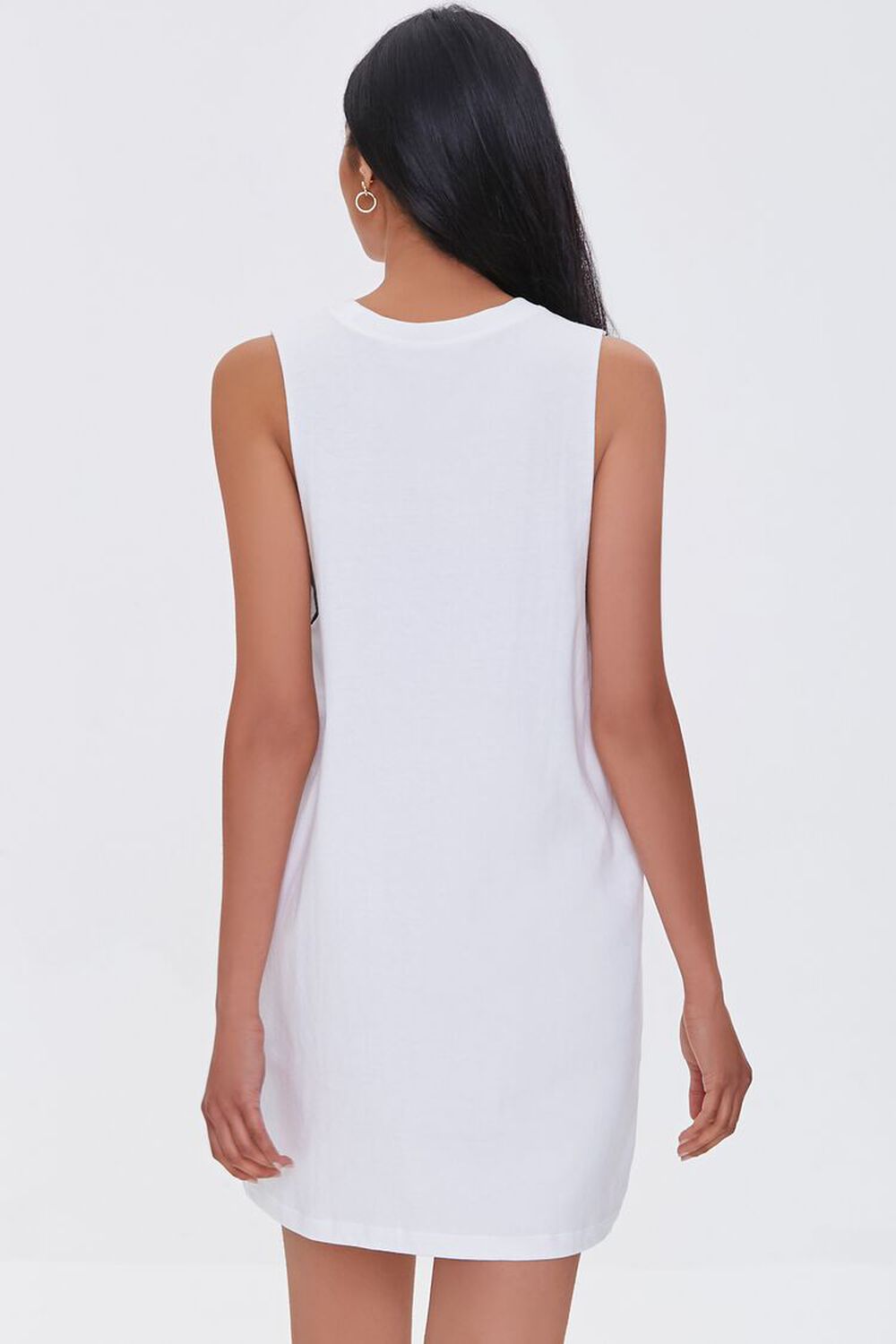 WHITE Muscle Tee Mini Dress, image 3