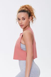 FADED ROSE Active Cropped Muscle Tee, image 2