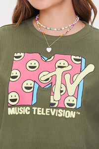 OLIVE/MULTI MTV Logo Graphic Tee, image 5