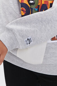 HEATHER GREY/MULTI Reworked Space Jam Pullover, image 5