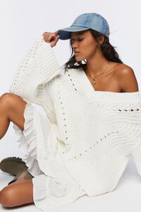 CREAM Oversized Chunky Knit Sweater, image 7