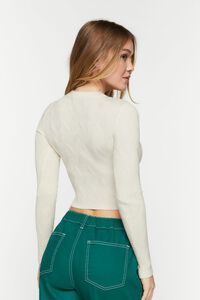 VANILLA Textured Cropped Sweater, image 3