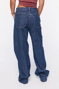 MEDIUM DENIM Baggy Straight-Leg Jeans, image 4