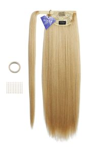 BLONDE COMBO PRETTYPARTY The Shayna Hook-and-Loop Wrap-Around Ponytail, image 3