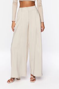 ASH BROWN High-Rise Wide-Leg Trousers, image 2