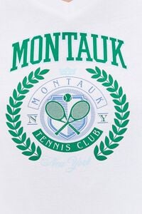 WHITE/GREEN Montauk Tennis Club Graphic Tee, image 5
