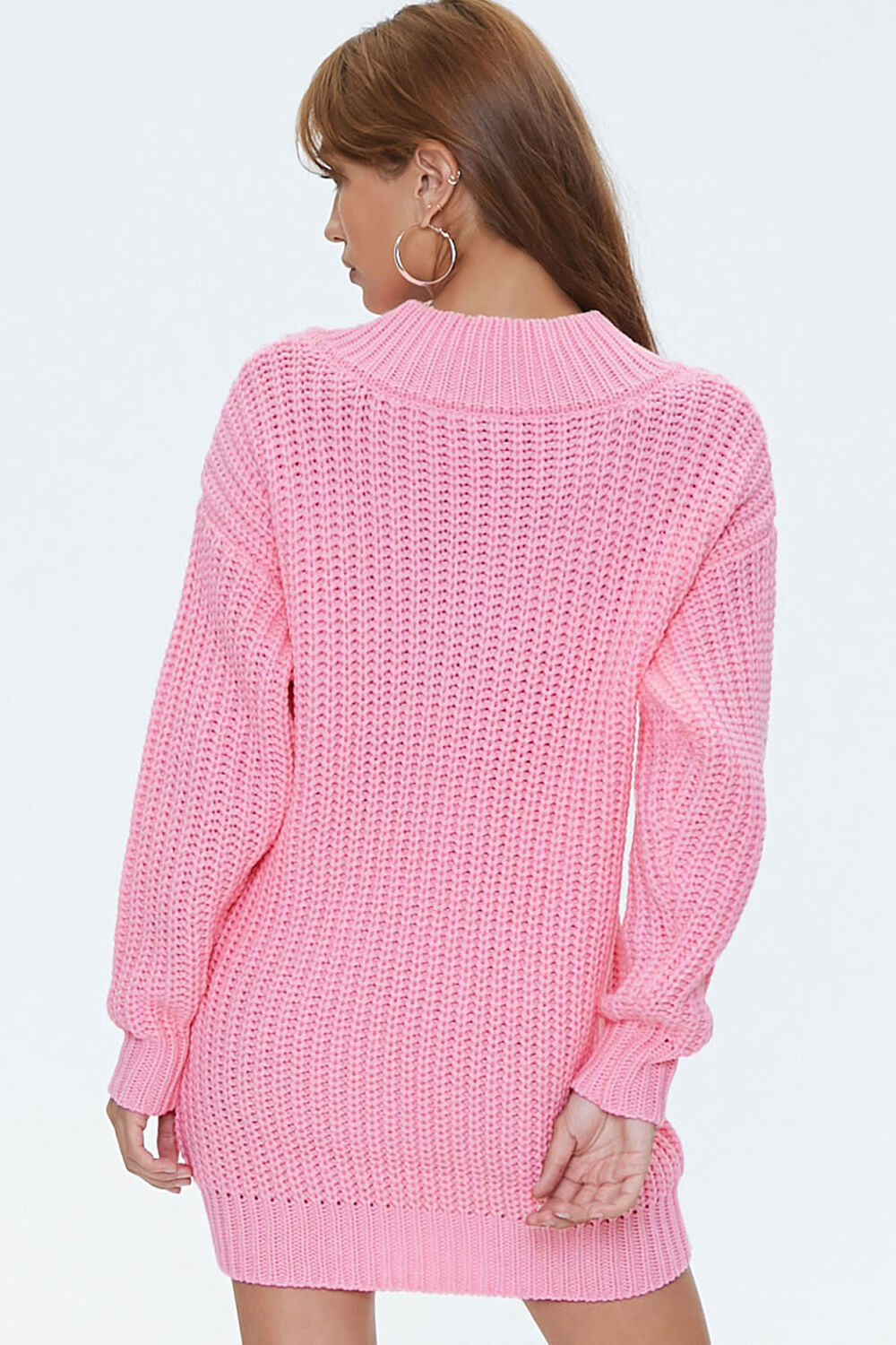 PINK Drop-Sleeve Sweater Dress, image 3